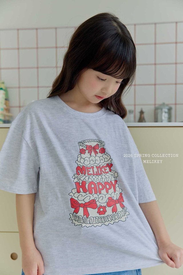 Cake T-Shirts [Pink/JS(8-9yr)]