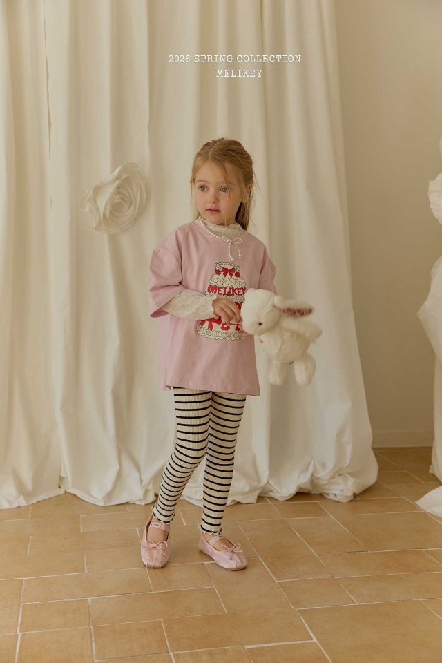 Cake T-Shirts [Pink/JS(8-9yr)]
