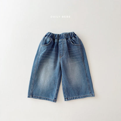 [PRE-ORDER] Curved Denim Pants