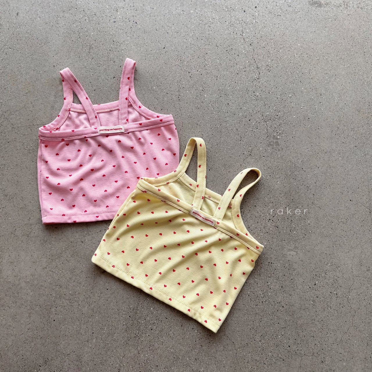 [PRE-ORDER] Heart Ribbed Tank Top