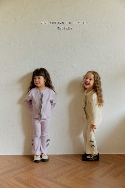 [PRE-ORDER] Popo Ribbon Boot-Cut Pants