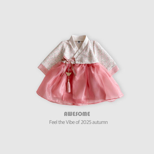 [Limited Time Order] Pink Floral Hanbok