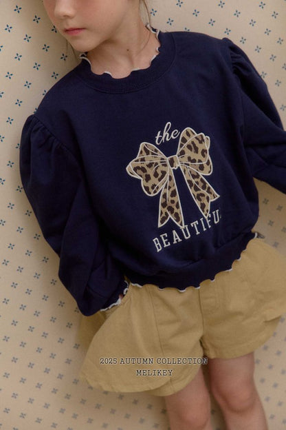 [PRE-ORDER] Leopard Ribbon Sweatshirts