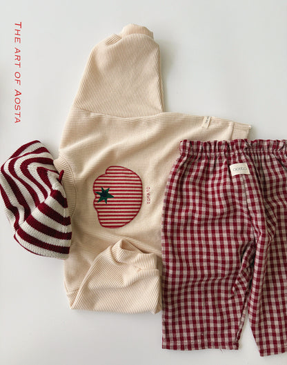 Tomato Sweatshirts [Ivory/M(1-2yr)]