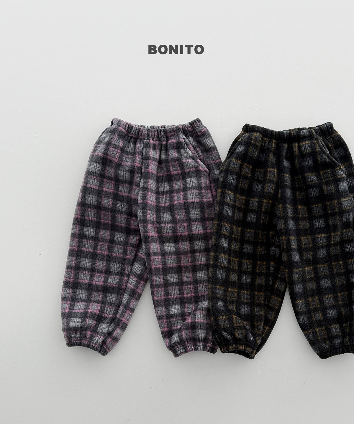 [PRE-ORDER] Check Fleece Jogger
