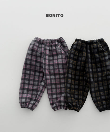 [PRE-ORDER] Check Fleece Jogger