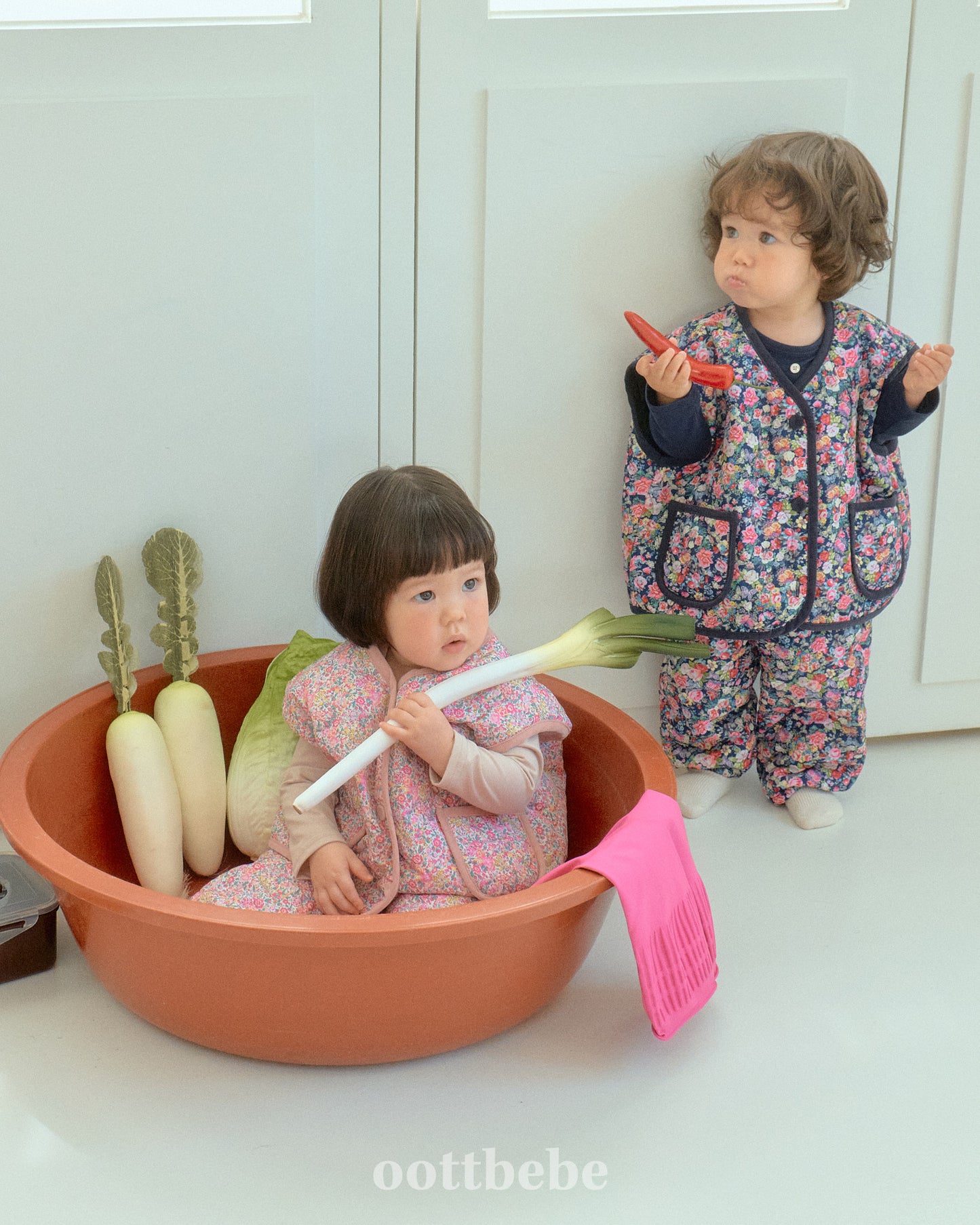 [Limit Time Order] Grandma Vest Bottom Set