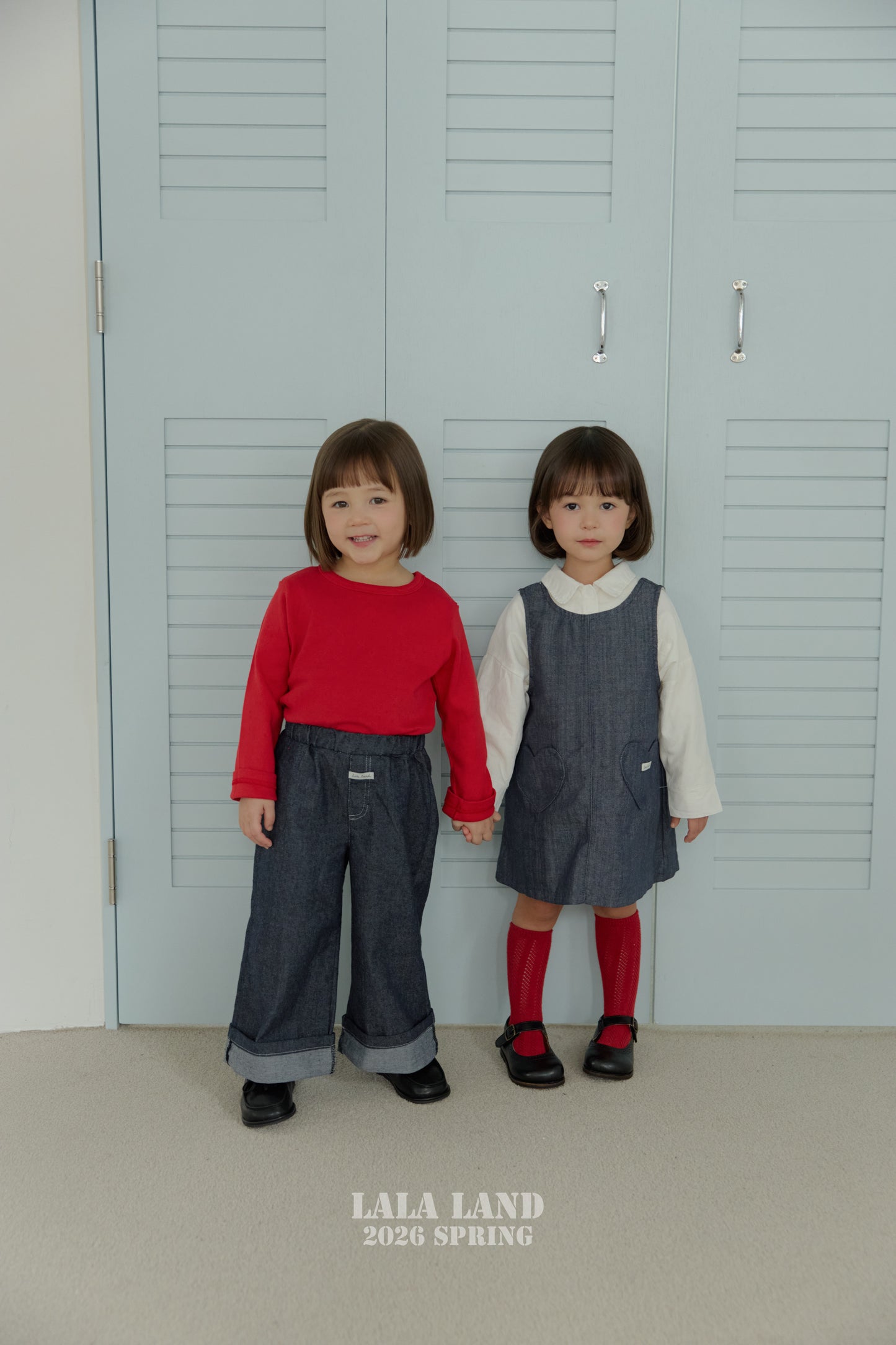 [PRE-ORDER] Roll-Up Stitch Denim Pants