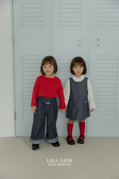 [PRE-ORDER] Roll-Up Stitch Denim Pants