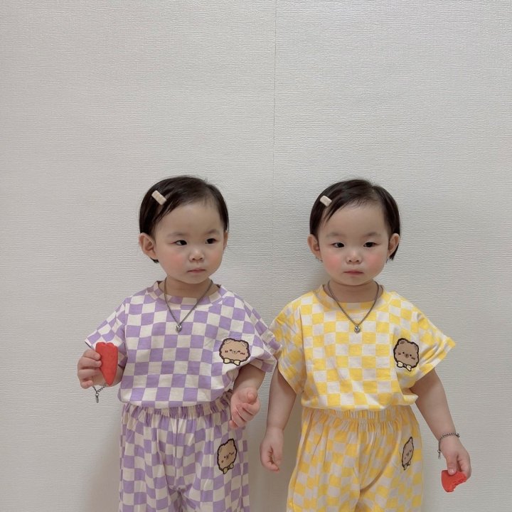[PRE-ORDER] Ribbon Bear Top Bottom Set