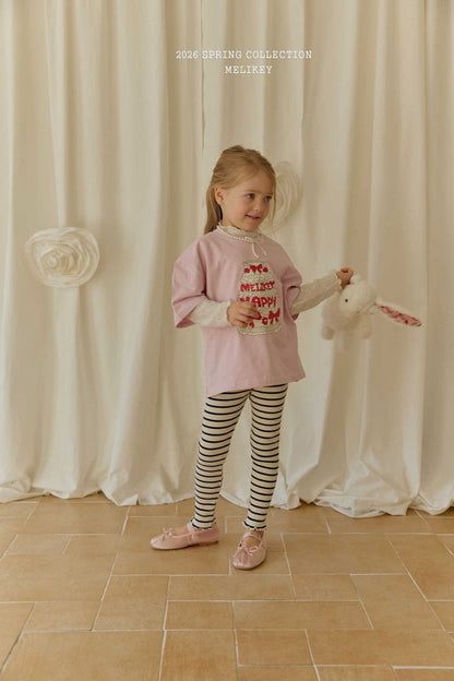 Cake T-Shirts [Pink/JS(8-9yr)]