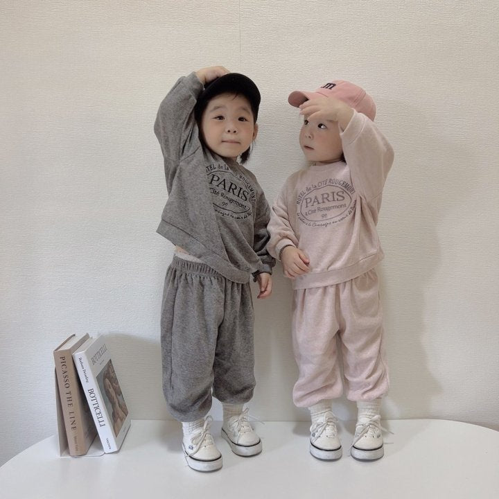 [PRE-ORDER] Paris Velour Top Bottom Set