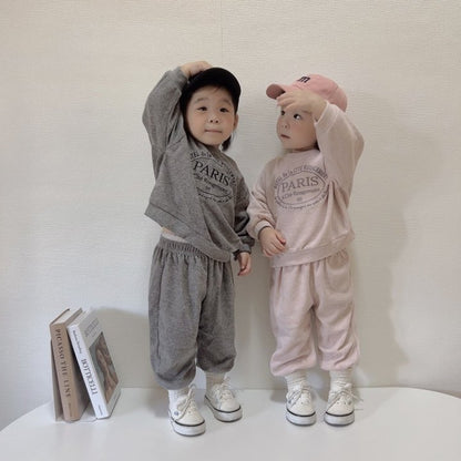 [PRE-ORDER] Paris Velour Top Bottom Set