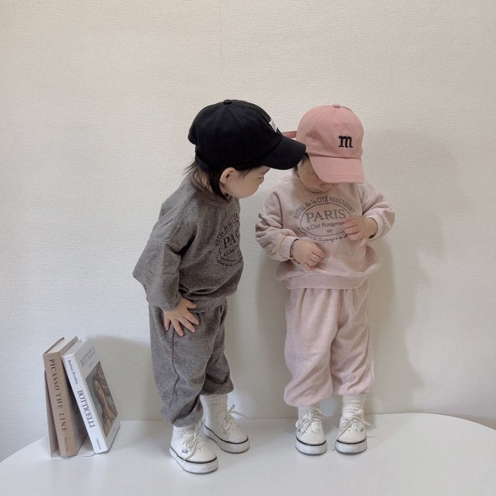 [PRE-ORDER] Paris Velour Top Bottom Set