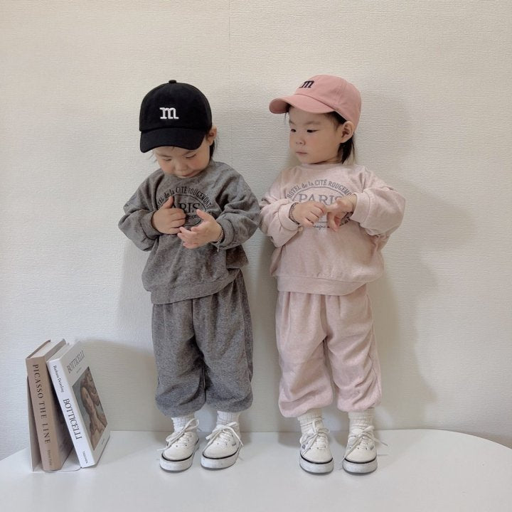 [PRE-ORDER] Paris Velour Top Bottom Set