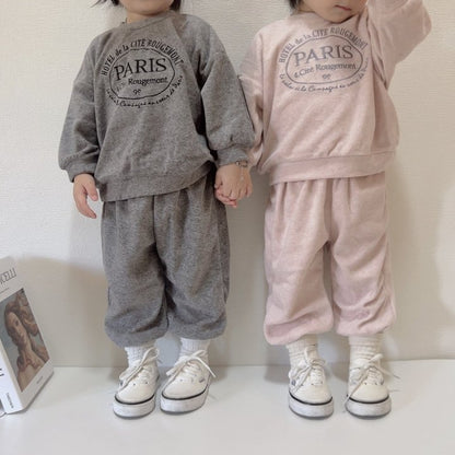 [PRE-ORDER] Paris Velour Top Bottom Set