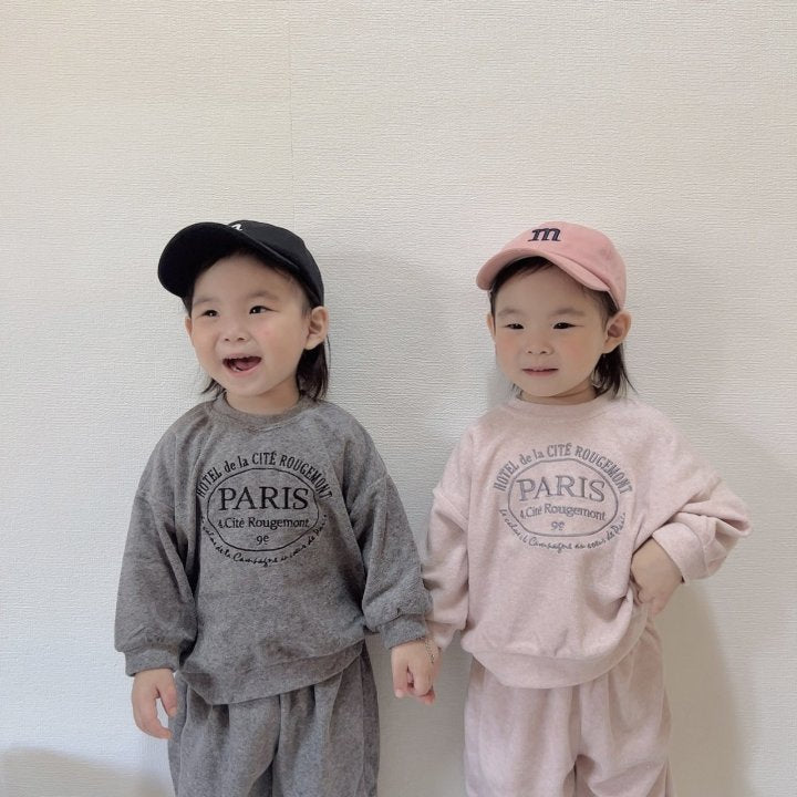 [PRE-ORDER] Paris Velour Top Bottom Set