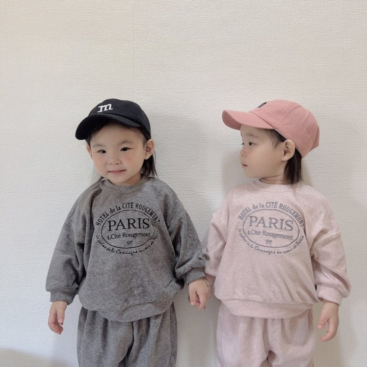 [PRE-ORDER] Paris Velour Top Bottom Set