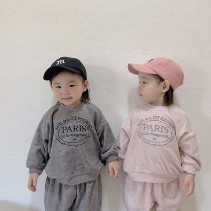 [PRE-ORDER] Paris Velour Top Bottom Set