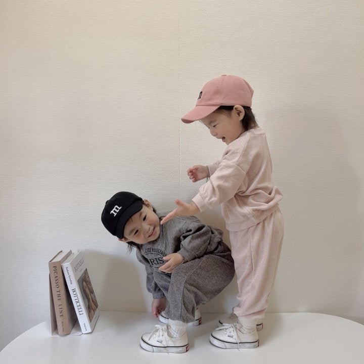 [PRE-ORDER] Paris Velour Top Bottom Set