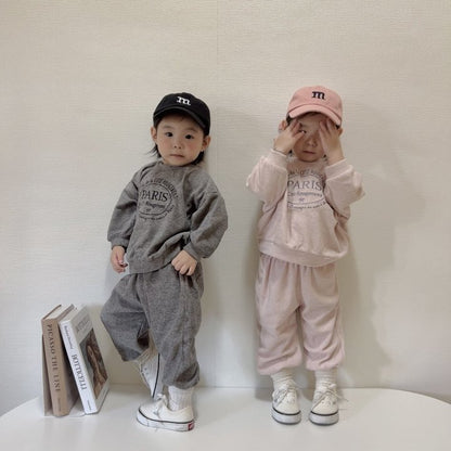 [PRE-ORDER] Paris Velour Top Bottom Set