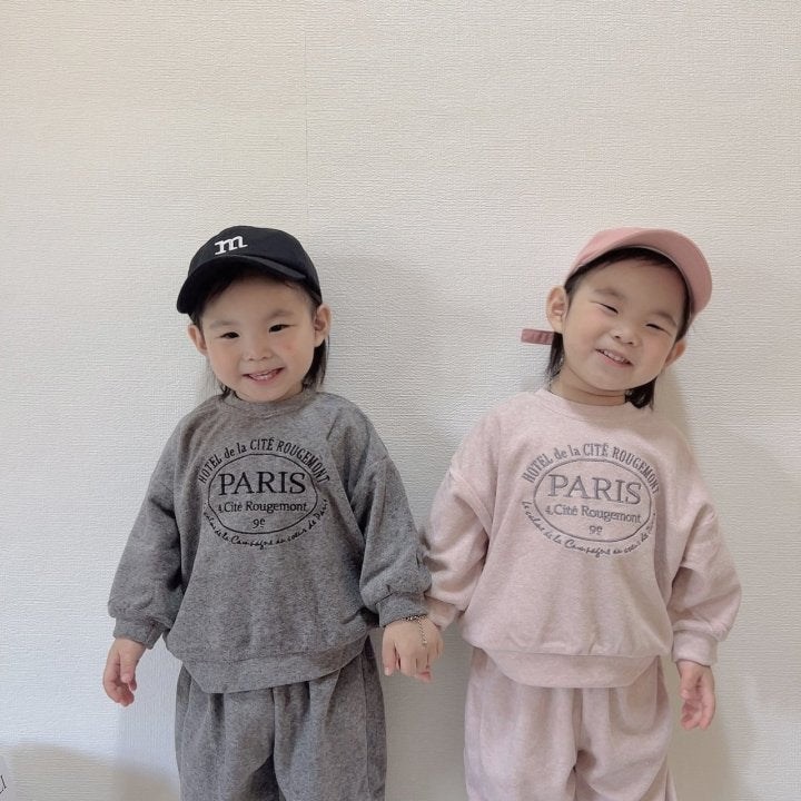 [PRE-ORDER] Paris Velour Top Bottom Set