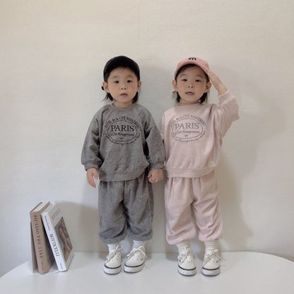 [PRE-ORDER] Paris Velour Top Bottom Set