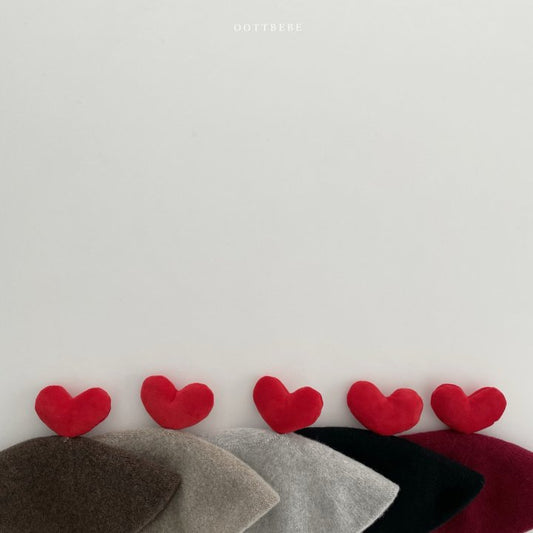 [PRE-ORDER] Warm Tone Heart Beret