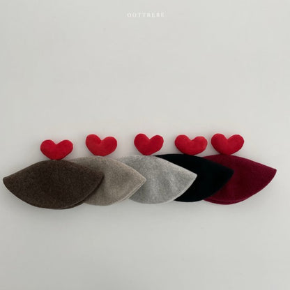 [PRE-ORDER] Warm Tone Heart Beret
