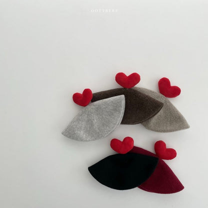 [PRE-ORDER] Warm Tone Heart Beret