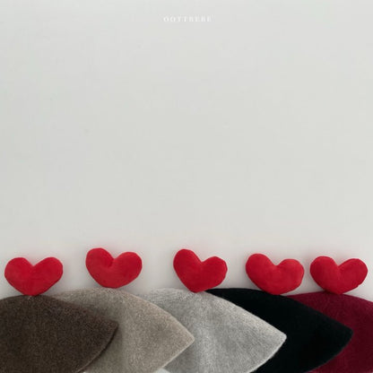[PRE-ORDER] Warm Tone Heart Beret
