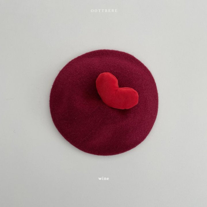 [PRE-ORDER] Warm Tone Heart Beret
