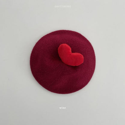 [PRE-ORDER] Warm Tone Heart Beret