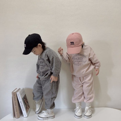 [PRE-ORDER] Paris Velour Top Bottom Set