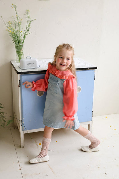 Eva Dress [Blue Denim/120/L(4-5yr)]