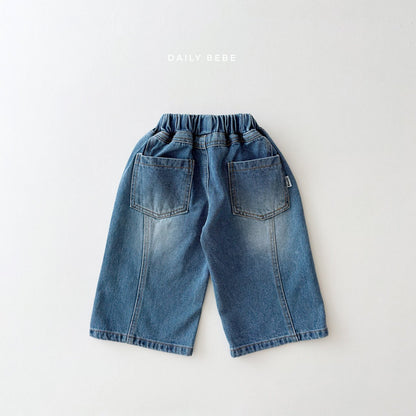 [PRE-ORDER] Curved Denim Pants