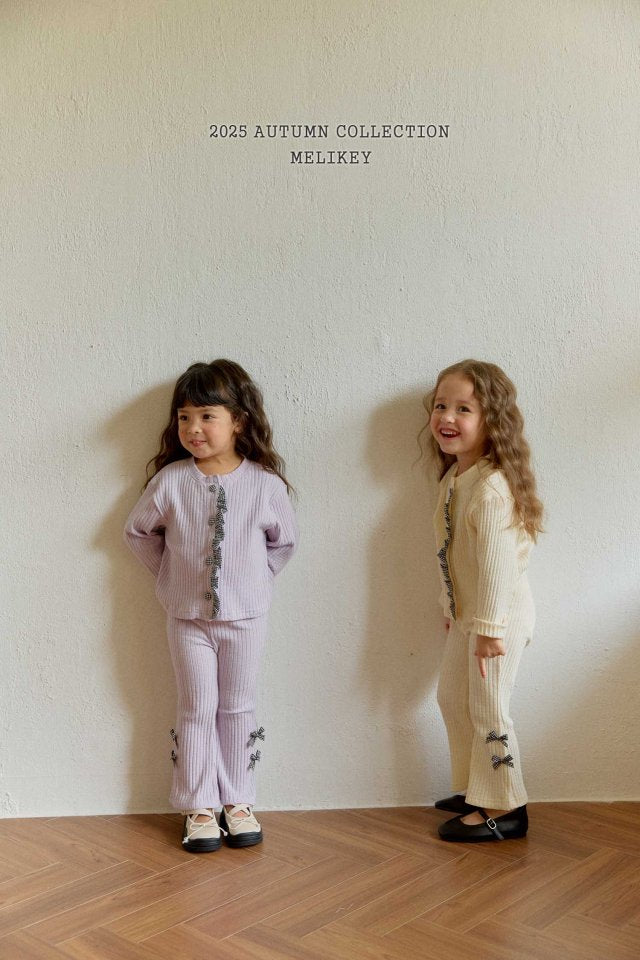 [PRE-ORDER] Popo Ribbon Boot-Cut Pants