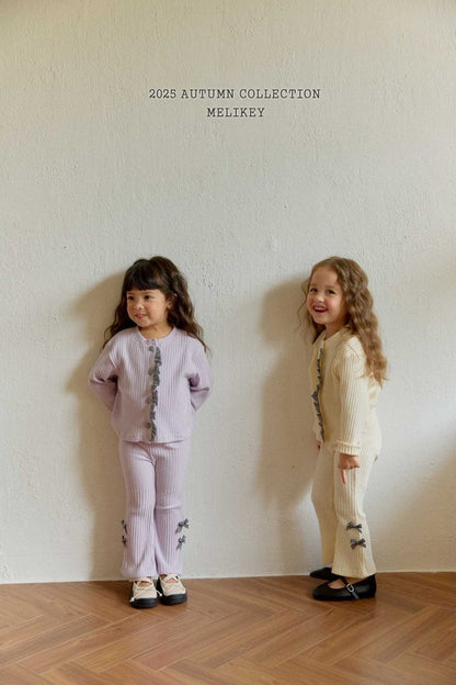 [PRE-ORDER] Popo Ribbon Boot-Cut Pants