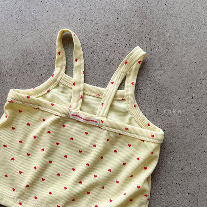 [PRE-ORDER] Heart Ribbed Tank Top