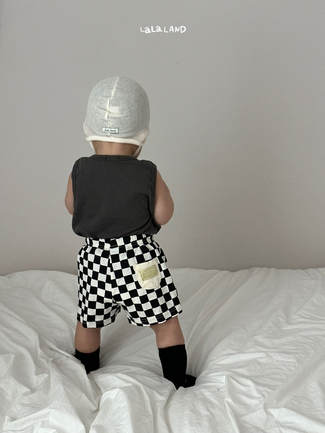 [PRE-ORDER] Checker Board Baby Shorts