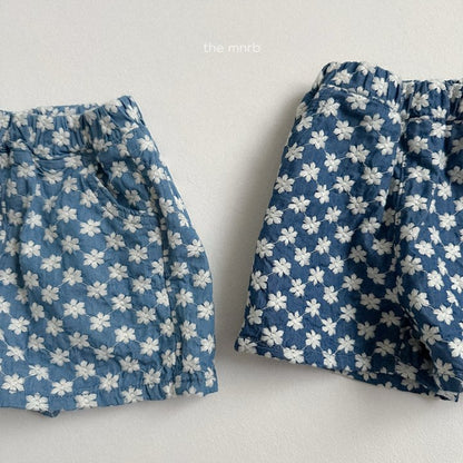 [PRE-ORDER] Flower Denim Shorts