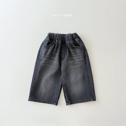 [PRE-ORDER] Curved Denim Pants