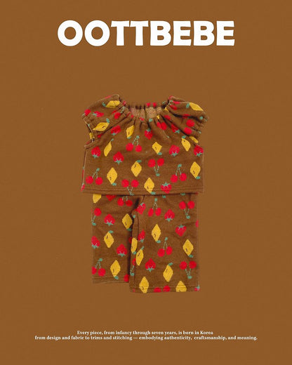 [PRE-ORDER] Cherry Puff Top Bottom Set