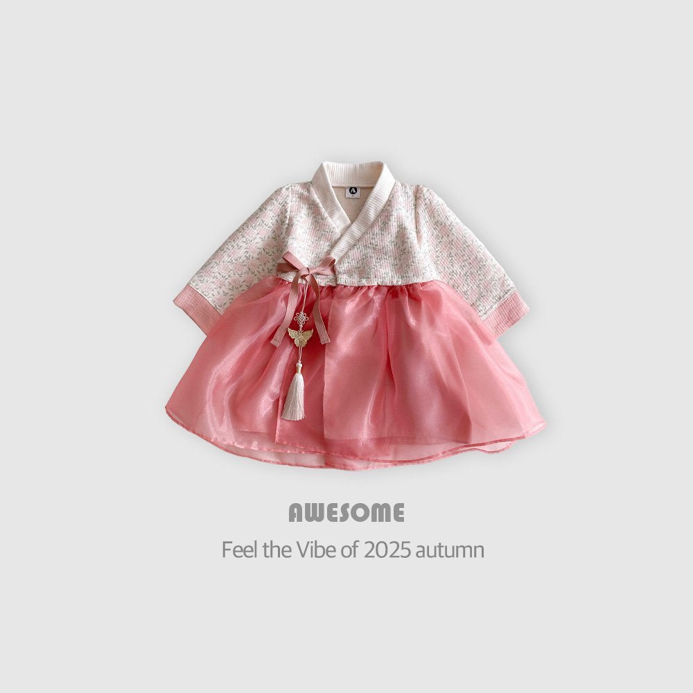 [Limited Time Order] Pink Floral Hanbok