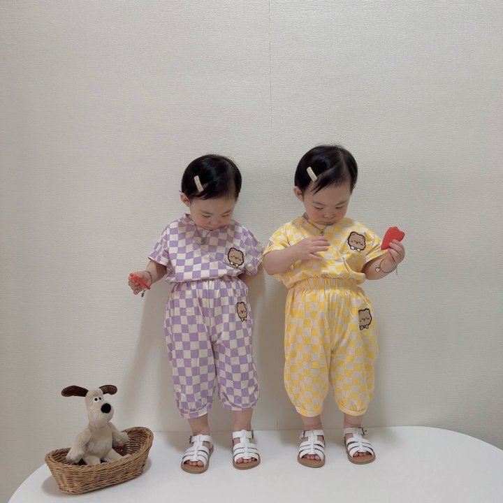 [PRE-ORDER] Ribbon Bear Top Bottom Set