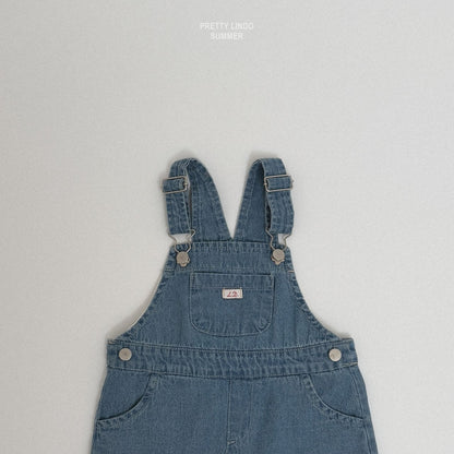 [PRE-ORDER] Denim Suspender Dress