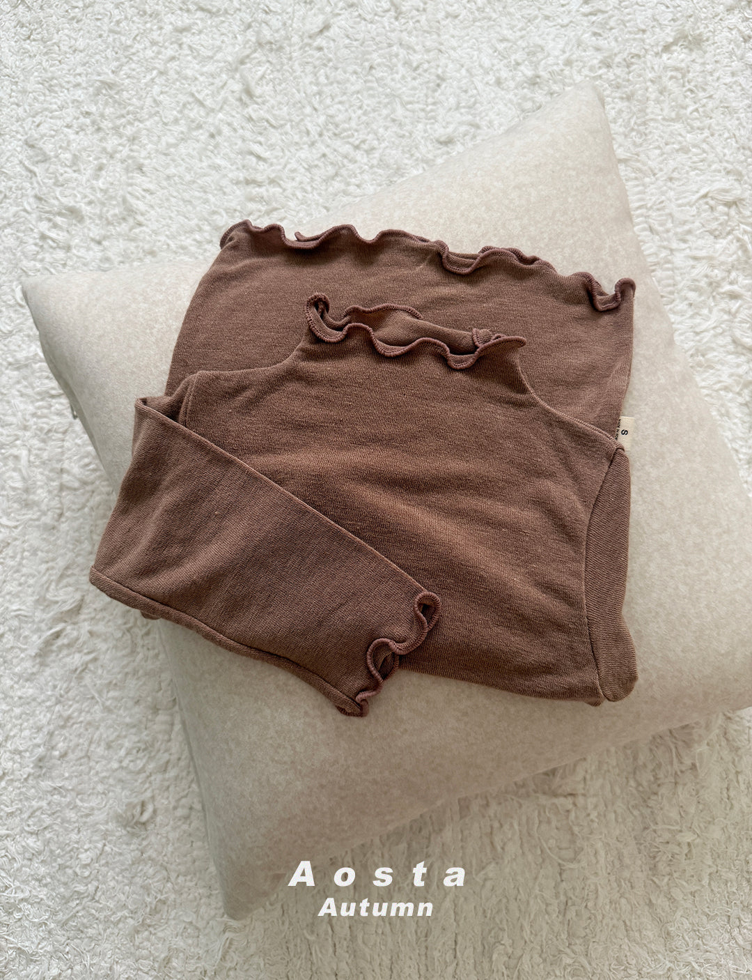 Soft T-Shirts [Brown/M(1-2yr)]