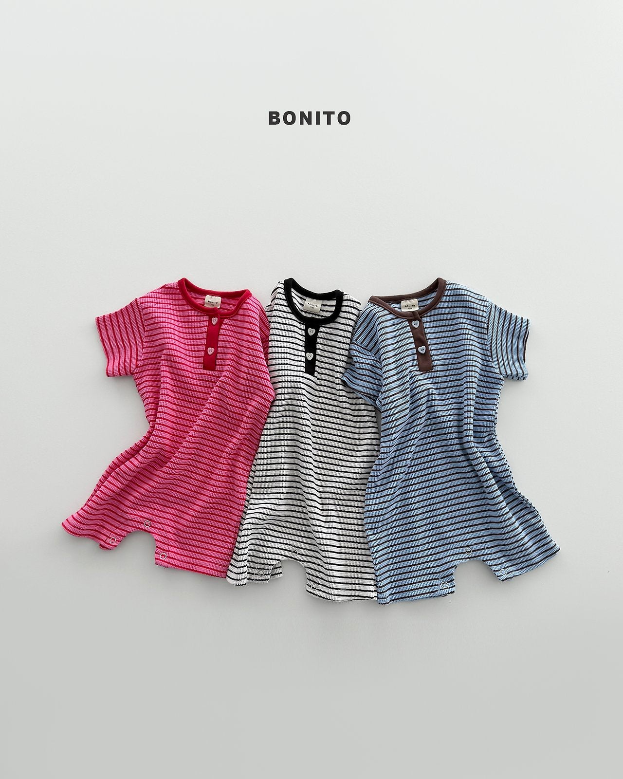 [PRE-ORDER] Summer Waffle Stripe Body Suit