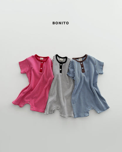 [PRE-ORDER] Summer Waffle Stripe Body Suit