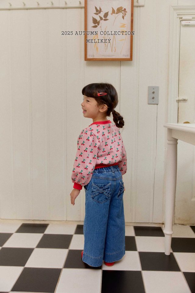 [PRE-ORDER] Two Ribbon Denim Pants